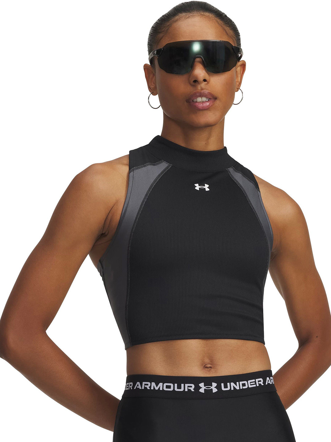 UNDER ARMOUR Heatgear Ribbed Sleeveless T-shirt