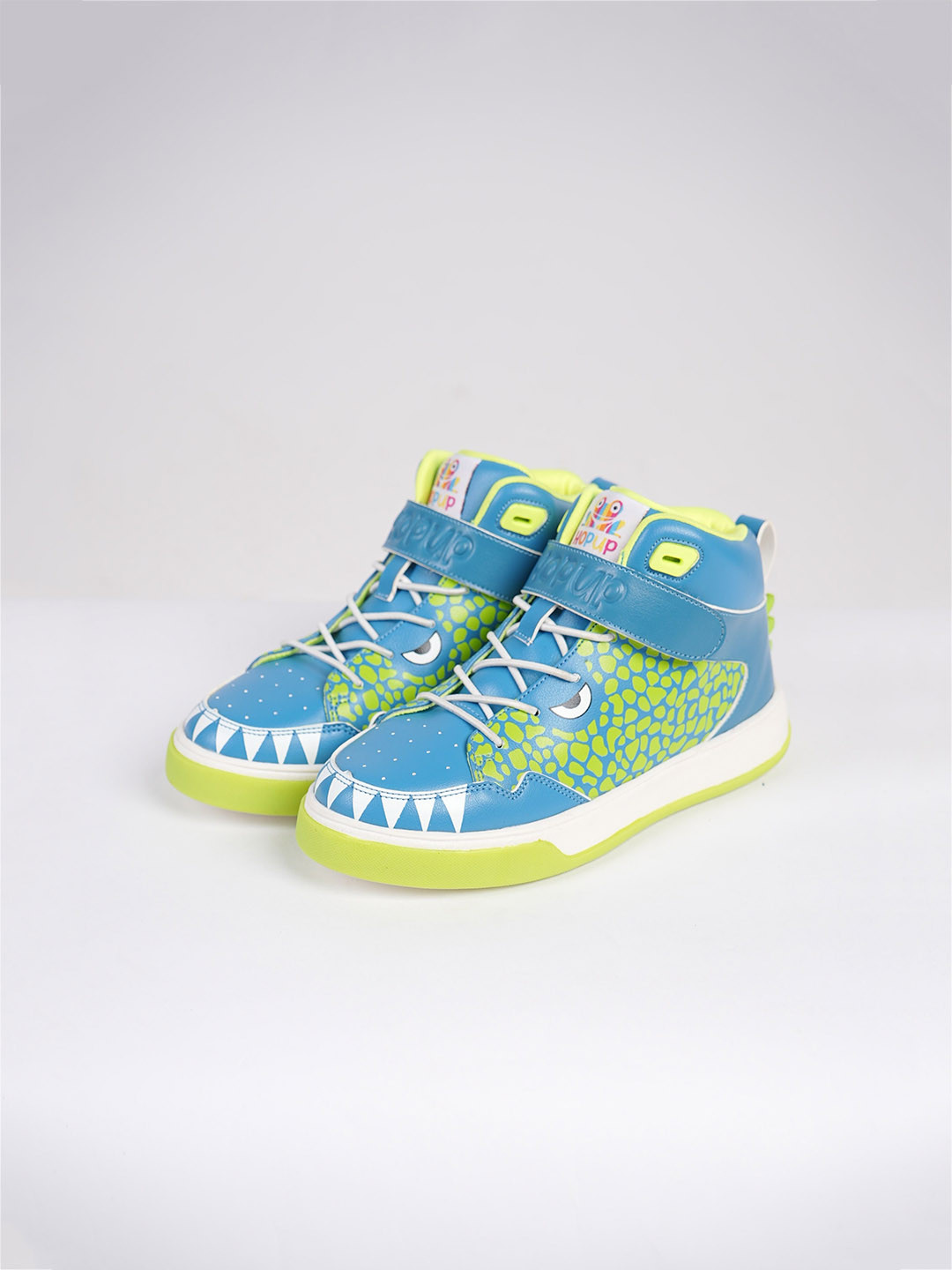 HOPUP Kids Roar Dino Printed Velcro Closing Sneakers