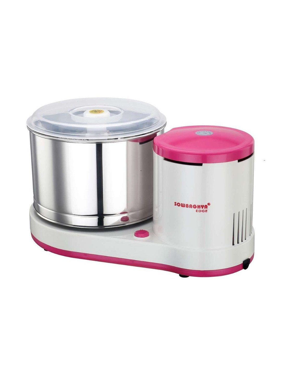 sowbhagya Pink Stainless Steel Wet Grinder Juicer Mixer Grinder