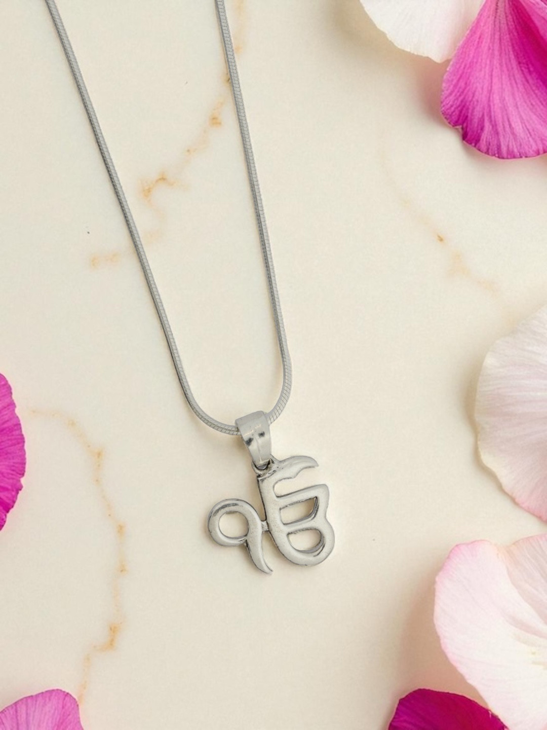 Azita 925 Sterling Silver Gurmukhi Ik Onkar Pendant