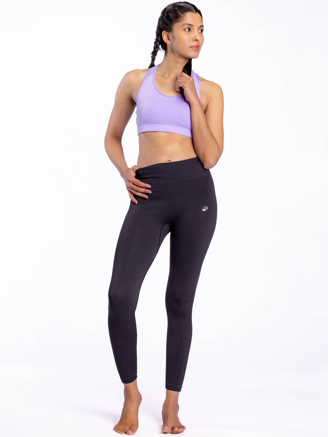 Decathlon Solid Full Removable Padding Workout Bra