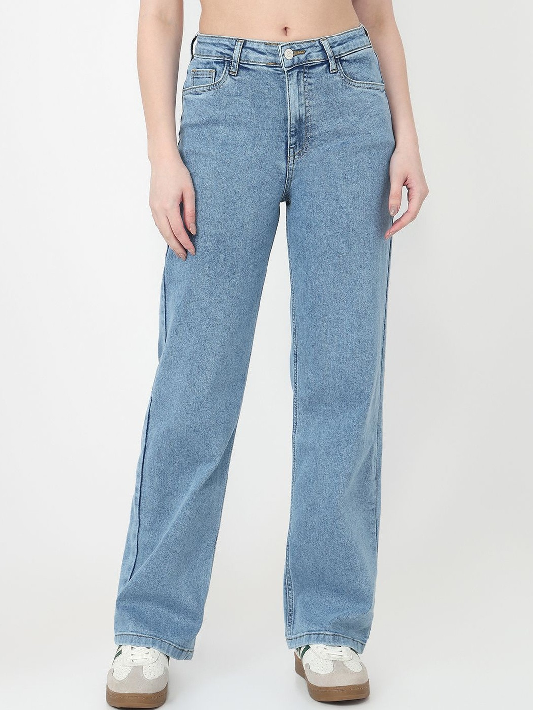 Kraus Jeans Women Baggy High-Rise Stretchable Jeans