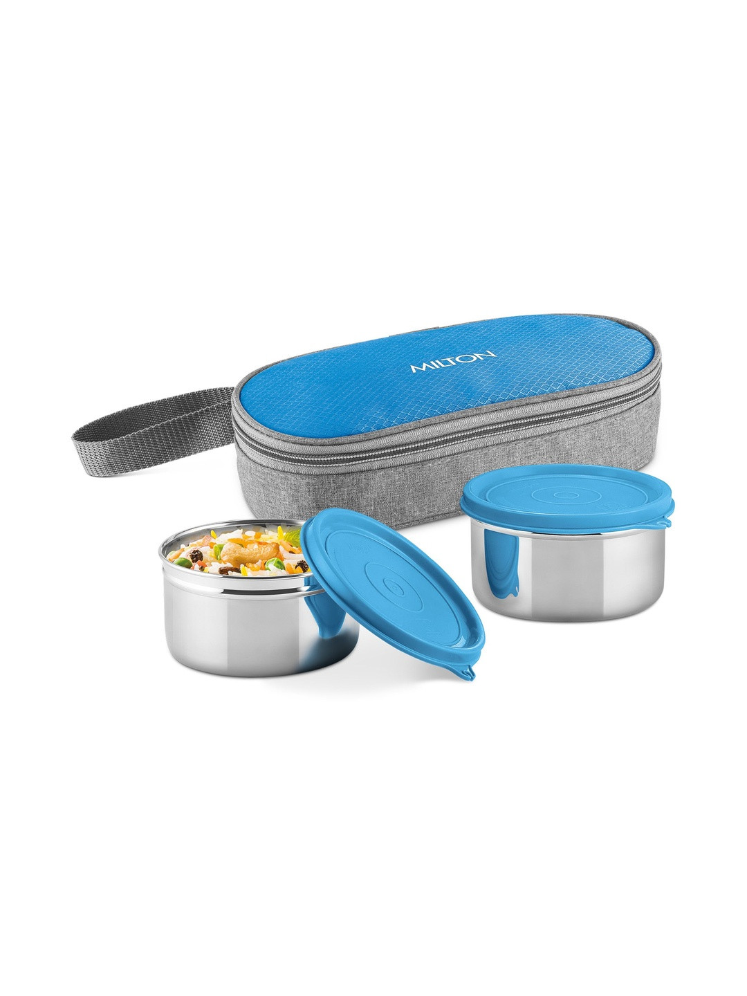 Milton Plato Pack Small Blue Lunch Box 340 ml Set of 2