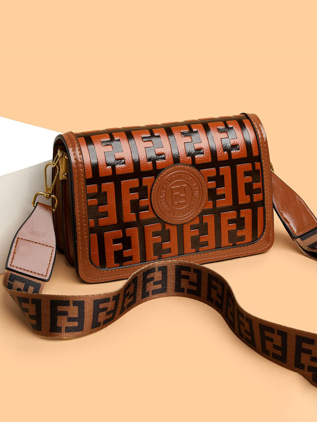 Diva Dale Women Typography Self Design Crossbody Sling Bag