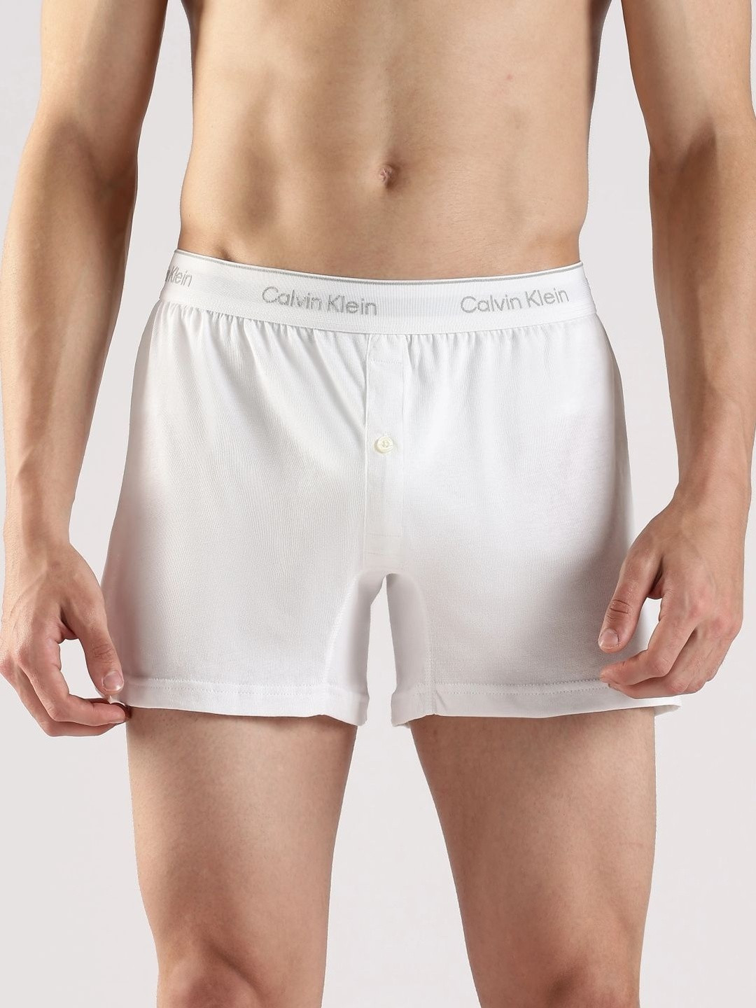 Calvin Klein Underwear Men Pack of 3 Solid Cotton Boxer-Style Briefs