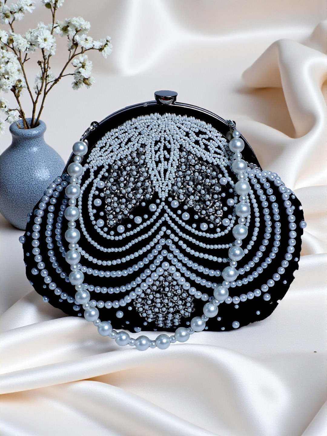 Swisni Embellished Purse Clutch