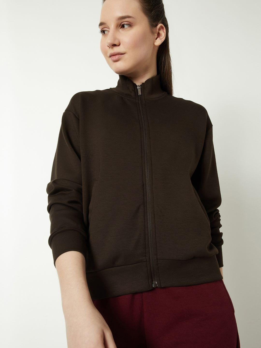 max Lightweight Stand Collar Sporty Jacket