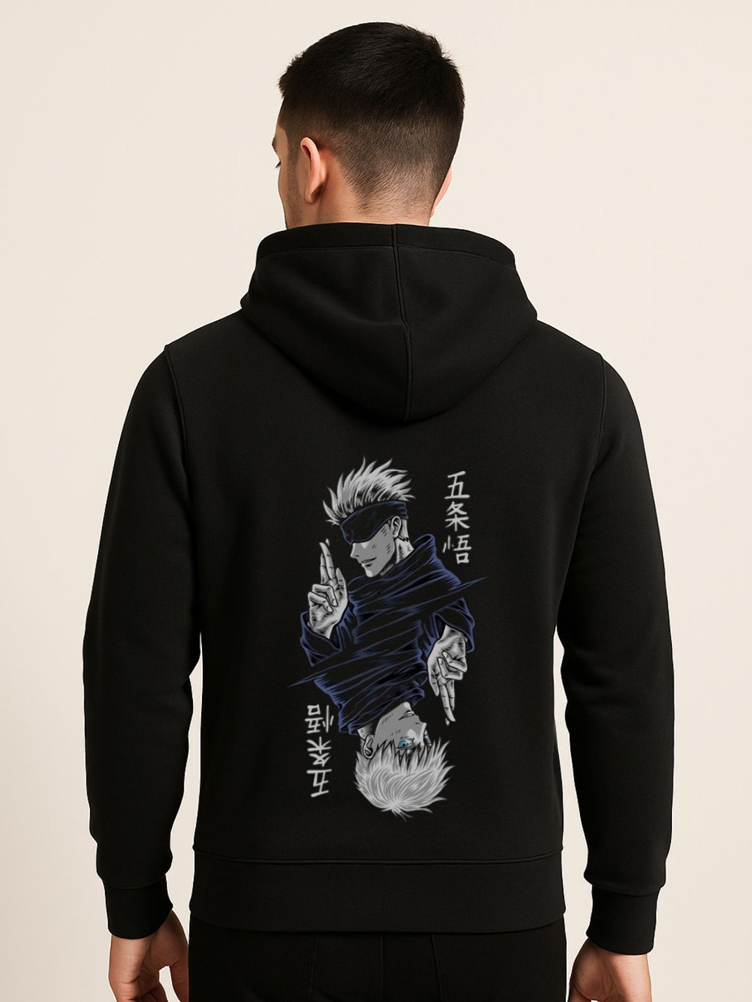 Be Crazy Unisex Uzumaki Naruto Printed Hooded Long Sleeves Anime Sweatshirt