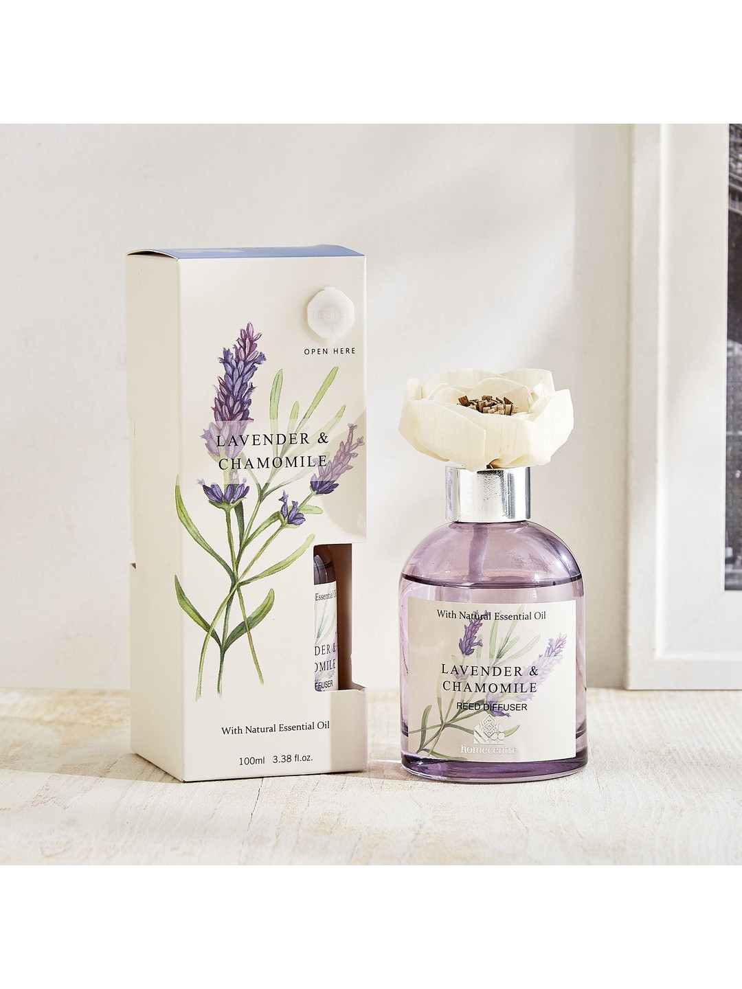 Home Centre Utopia Refresh Bouquet Purple Lavender & Chamomile Reed Diffuser 100ml
