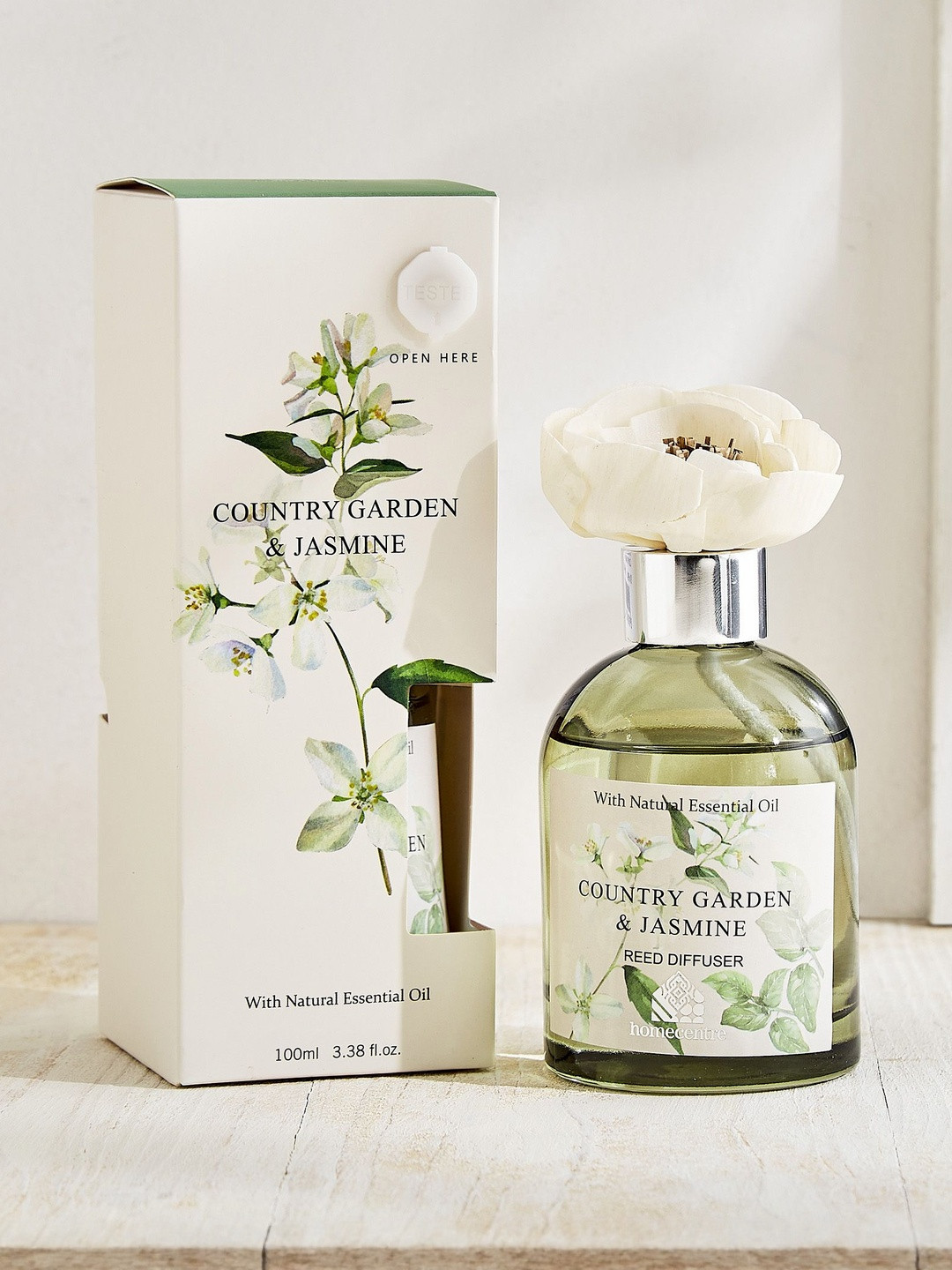 Home Centre Utopia Refresh Bouquet Green Country Garden & Jasmine Reed Diffuser 100ml