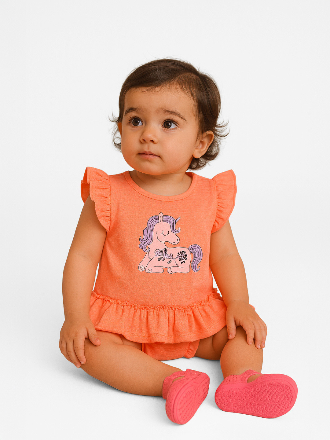 Nauti Nati Animal Print Flutter Sleeve Cotton Top