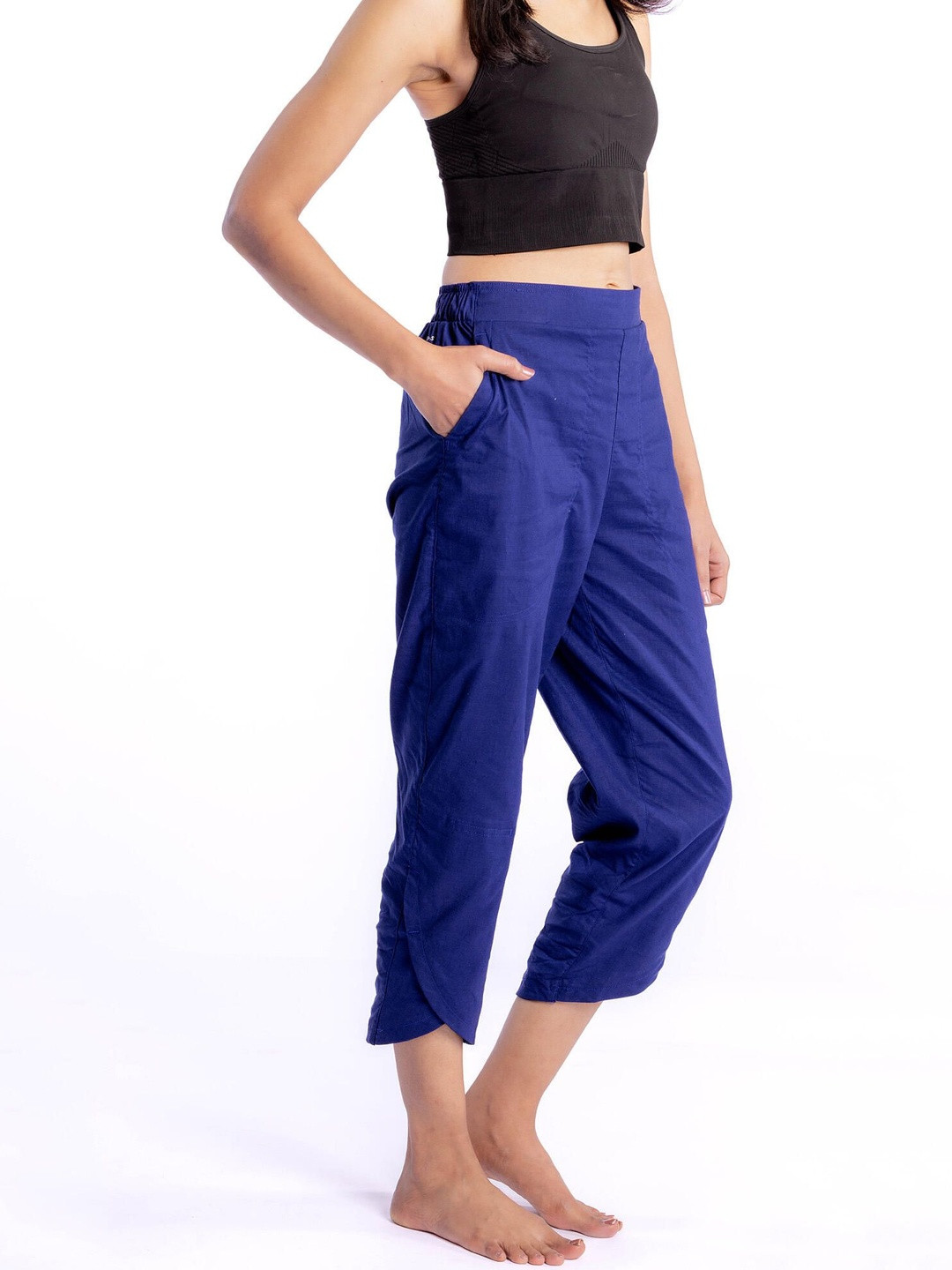 Decathlon Women Solid Yoga Dhoti Regular Fit Track Pants