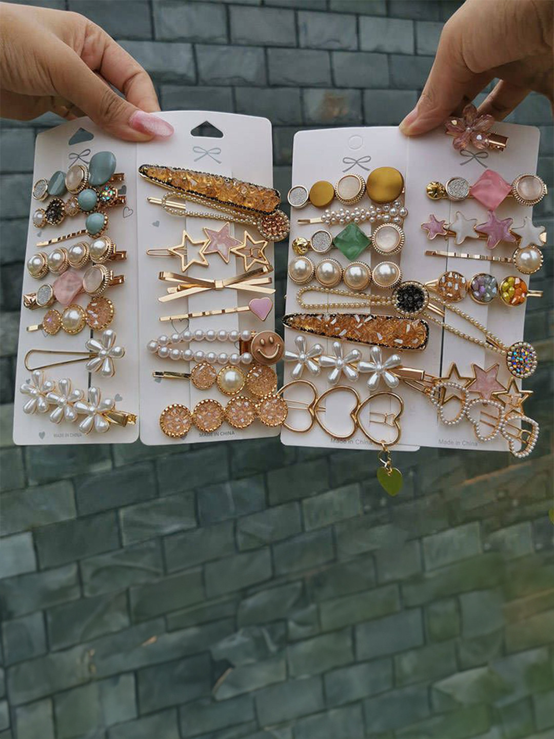 BARAKATH Women Tic Tac Hair Clip Sets Hair Accessory