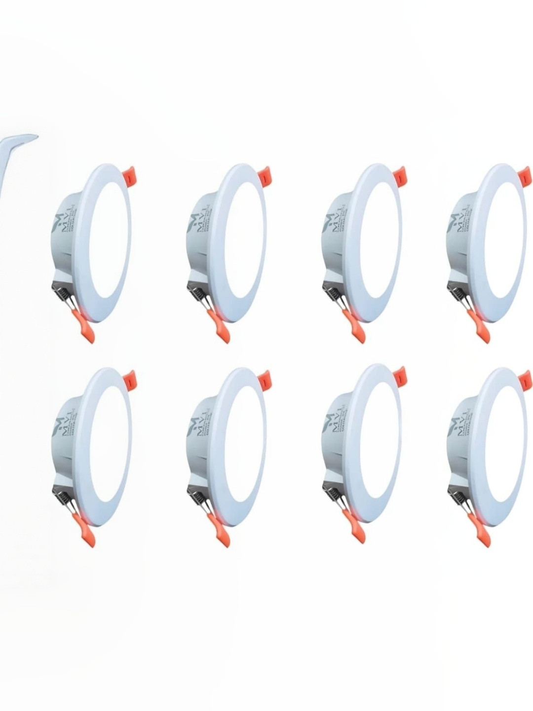 mvl light White 8 Pieces Spherical Ceramic Ceiling Lamps