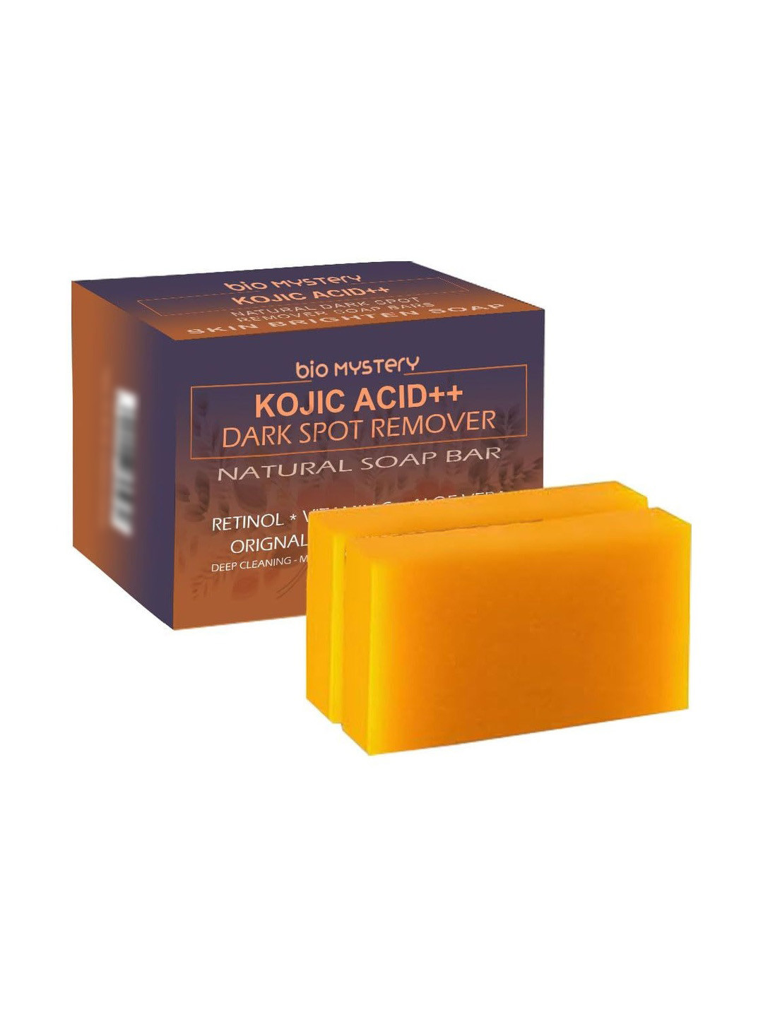 Bio Mystery Set Of 2 Kojic Acid ++ Natural Soap With Vitamin C - 100 g Each