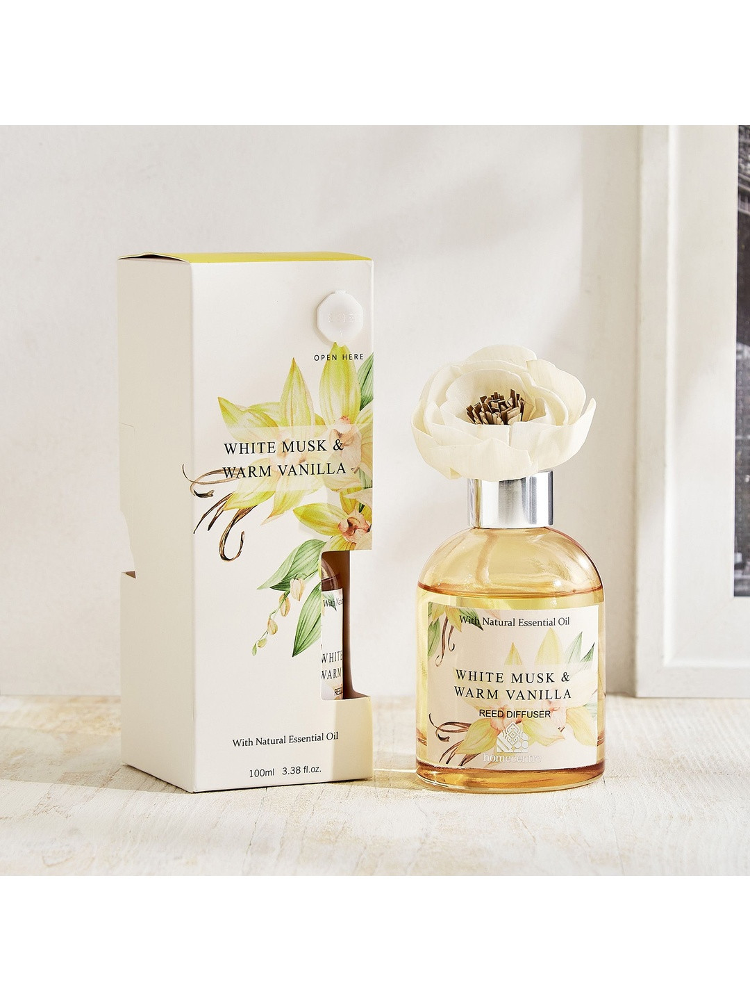 Home Centre Utopia Refresh Bouquet White Musk & Warm Vanilla Reed Diffuser 100ml