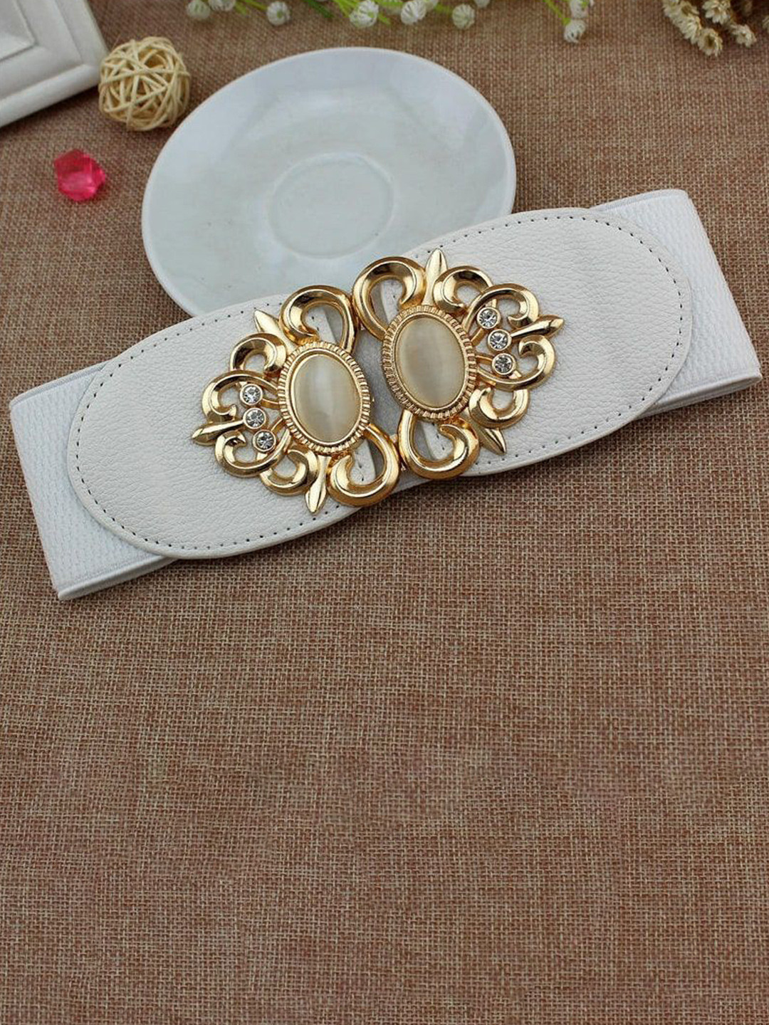 HAPANI FASHION Women Push Pin Leather Belt