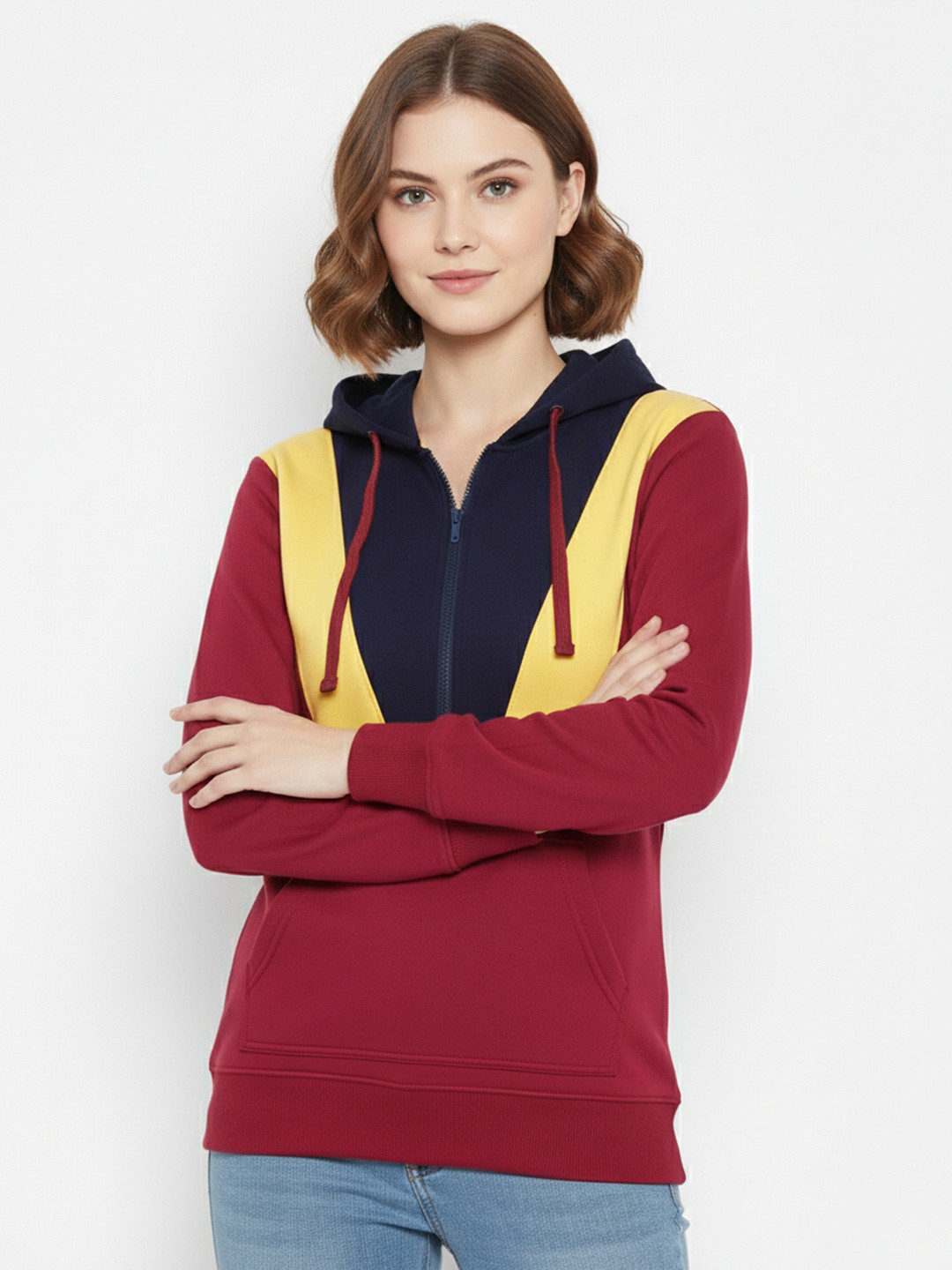 Alan Jones Colorblocked Hooded Sweatshirt