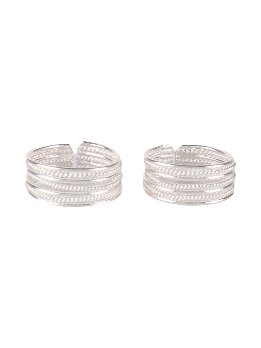 FUSIONARI Sterling Silver Toe Rings