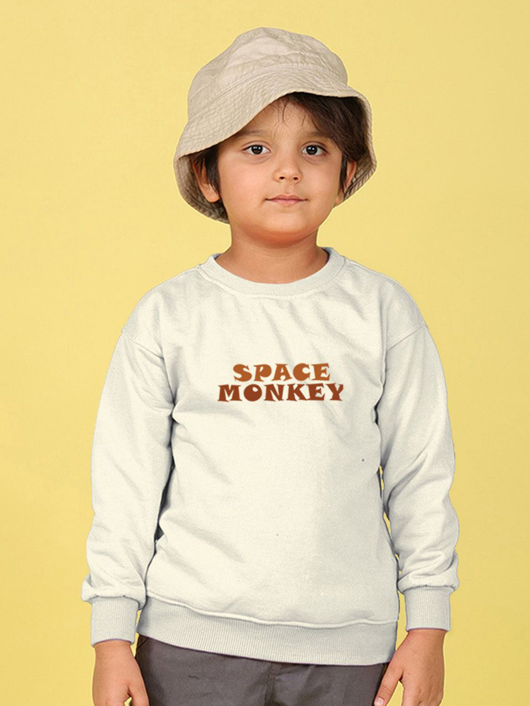 NUSYL Boys Printed Feather Soft Breathable Oversized Sweatshirt