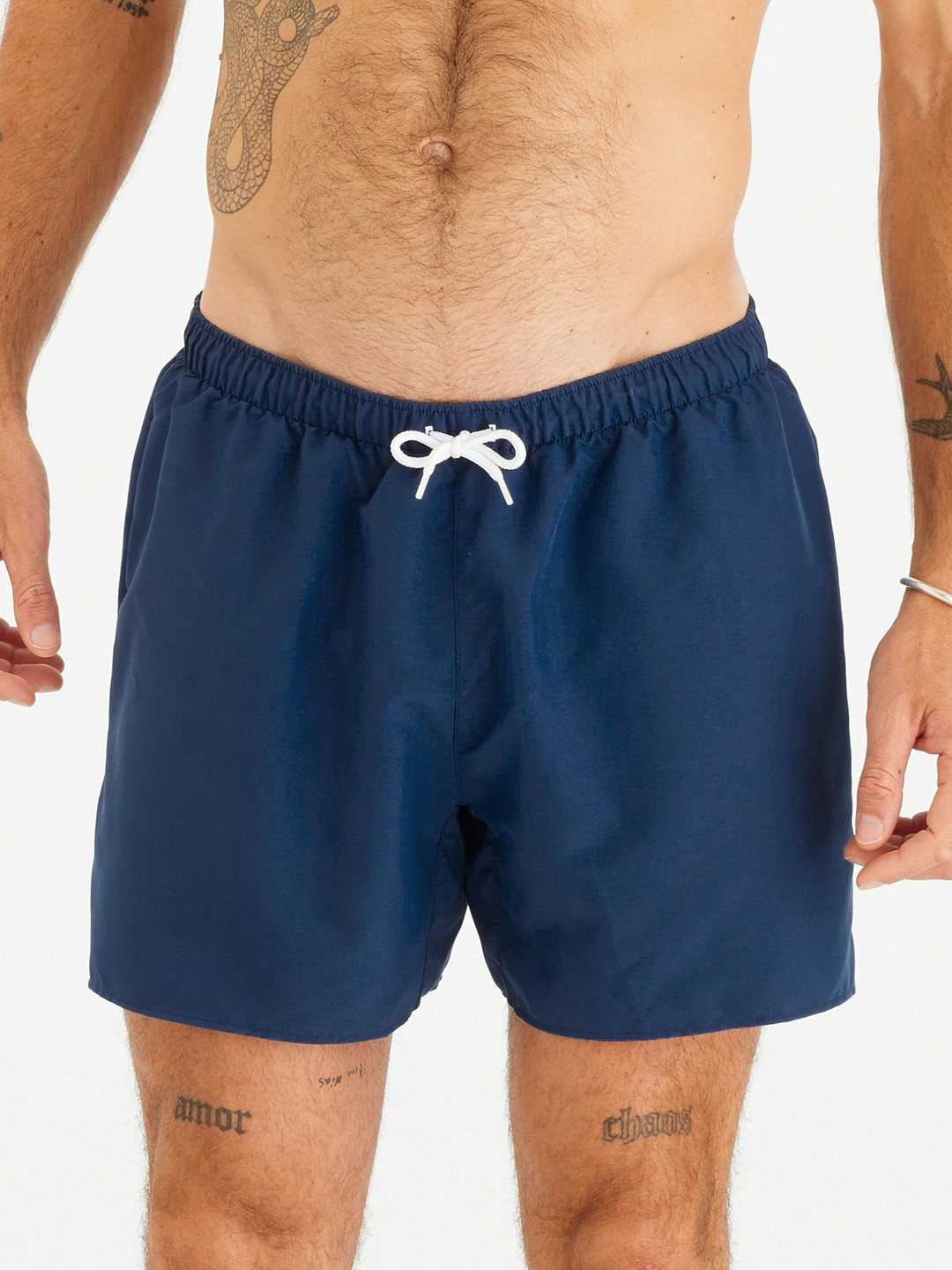 Decathlon Men Solid Mid-Rise Swim Shorts