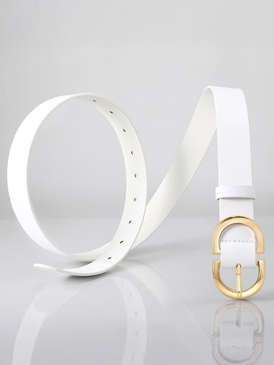 HAPANI FASHION Women Leather Belt with a tang closure