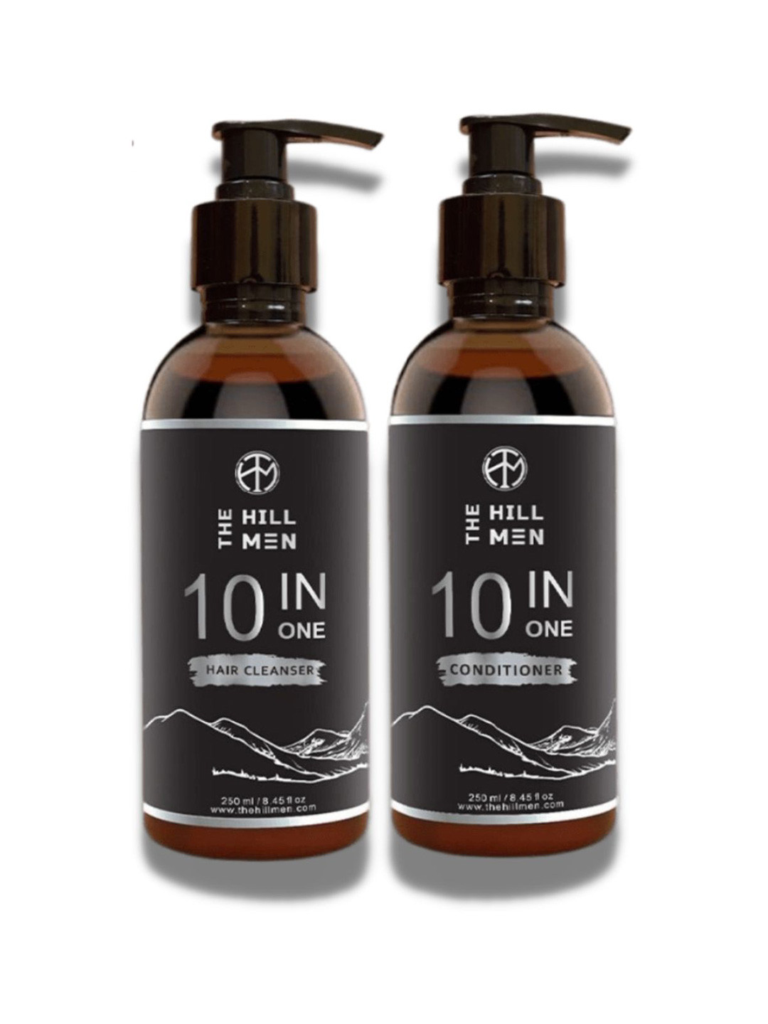The Hill Men Set Of 2 10-in-1 Hair Cleanser & Conditioner - 250 ml Each