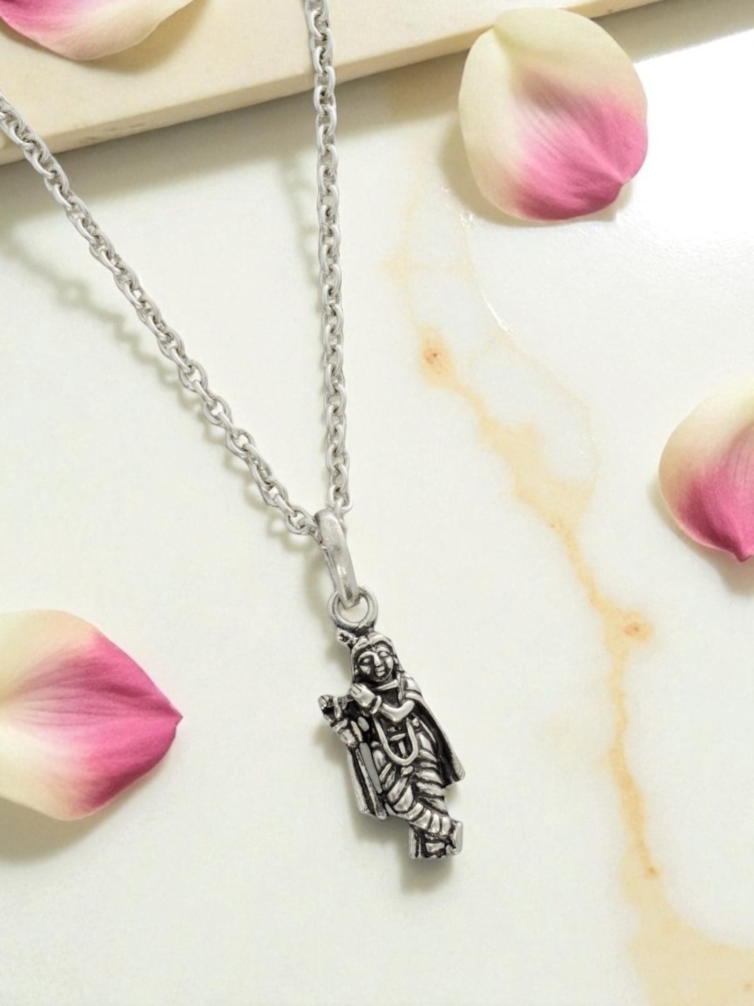 Azita 925 Sterling Silver God Krishna Pendant