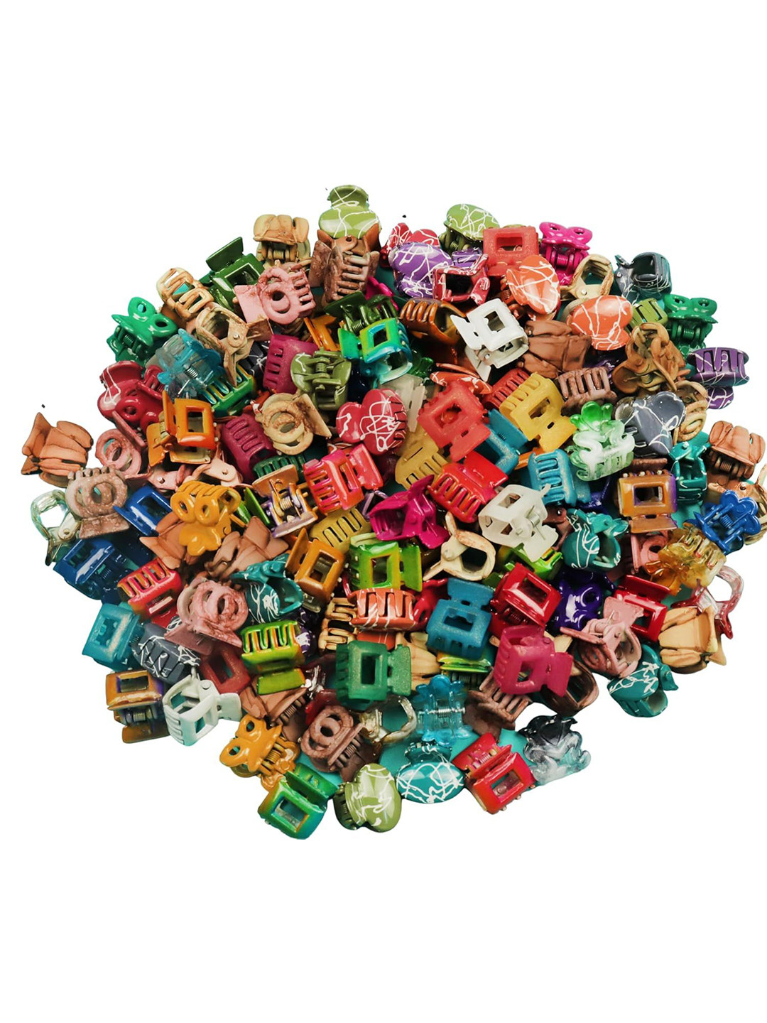 BARAKATH Pack Of 24 Girls Small Plastic Hair Claw Clip