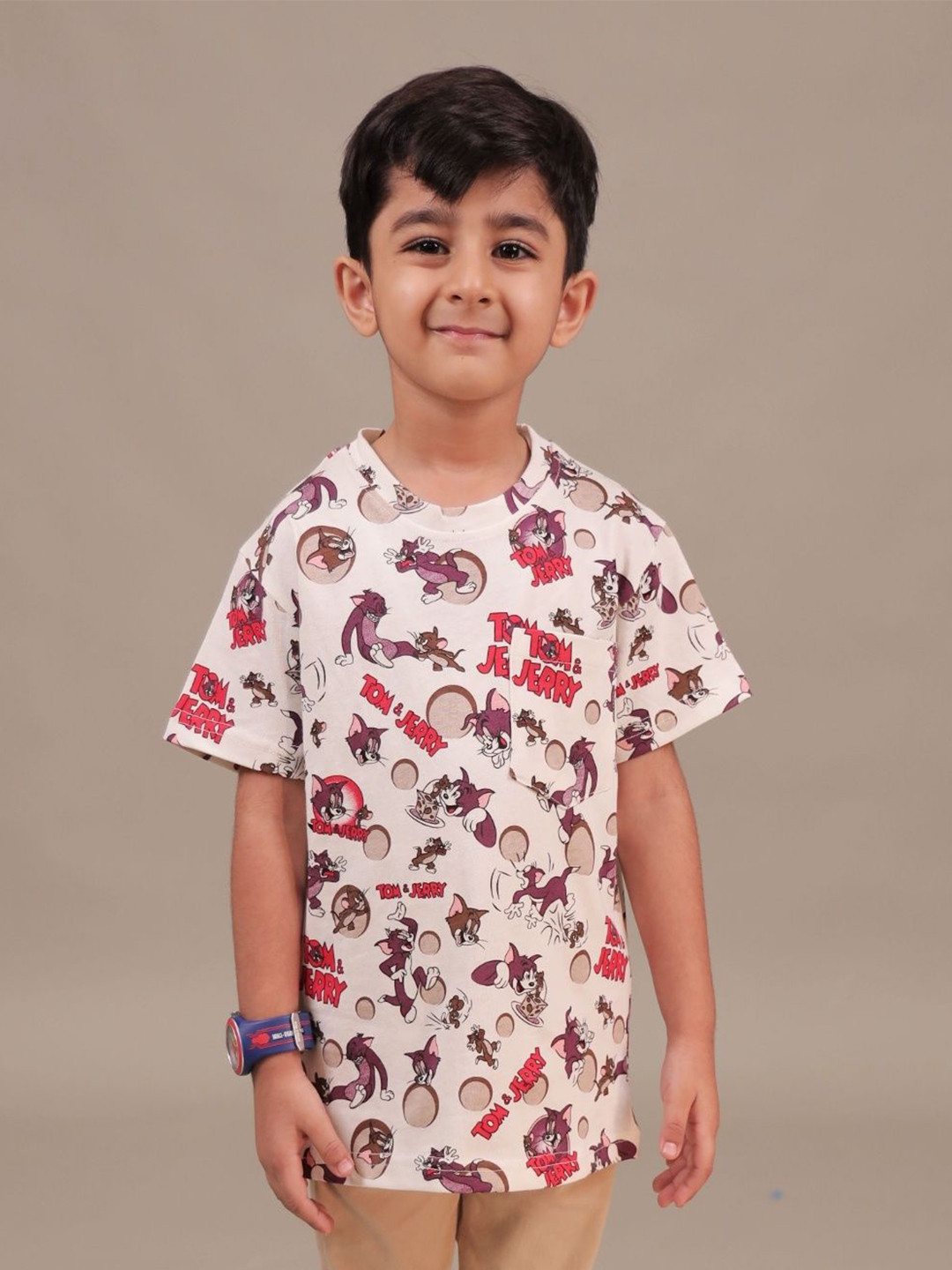 Grit N Groove Boys Graphic Printed T-shirt