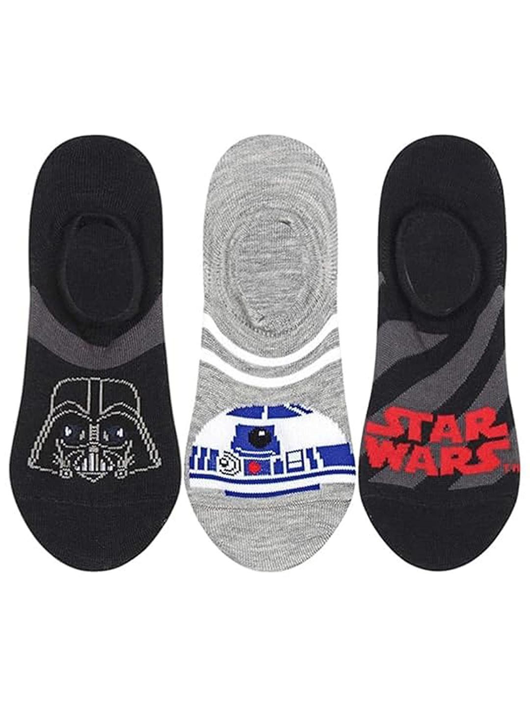 Supersox Men Pack of 3 Disney Star Wars Patterned Shoe Liners