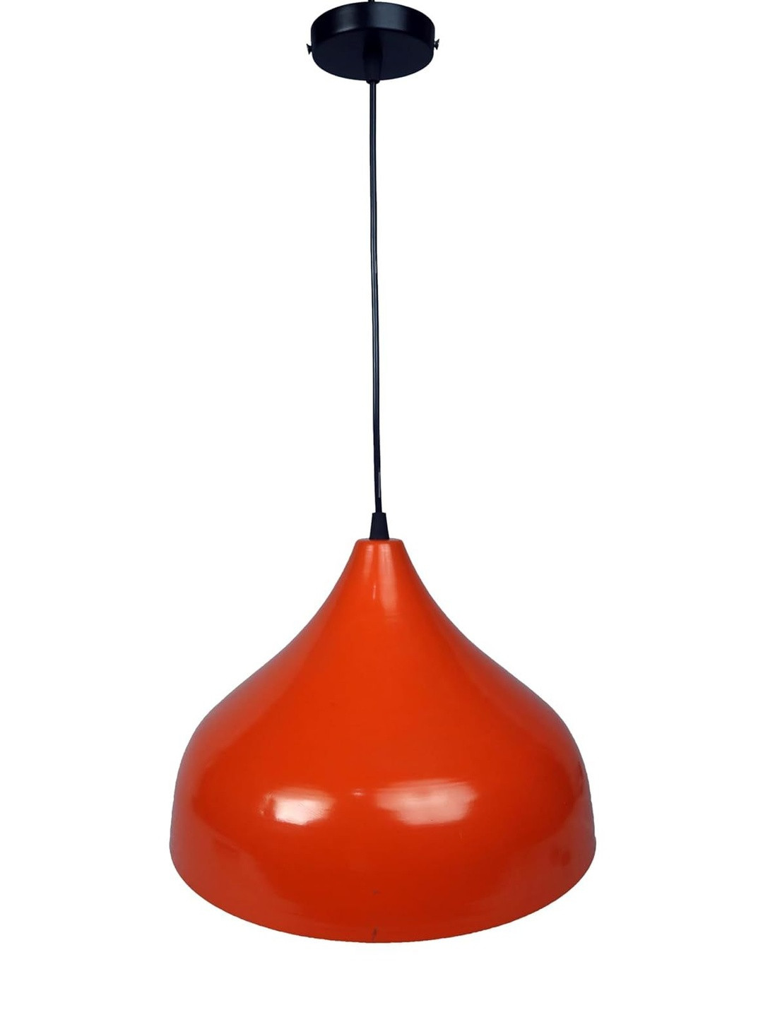 AYMH Orange And Black Bell Shaped Ceiling Lamp