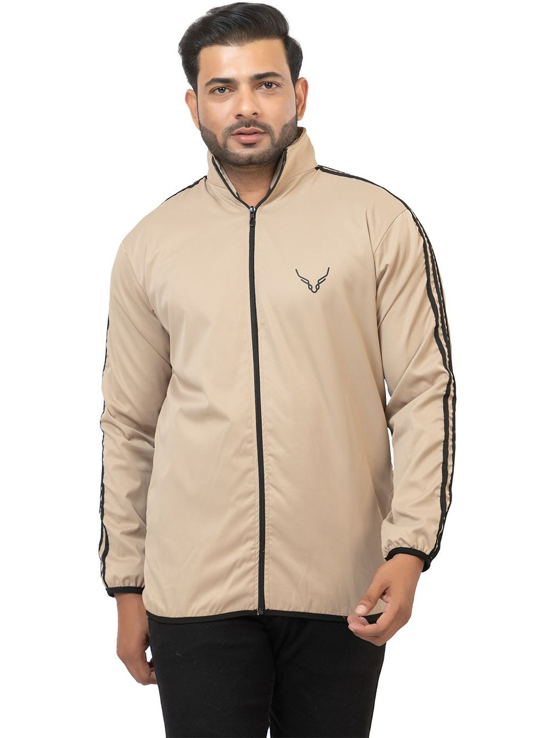BUFFARO Brand Logo Colourblocked Lightweight Sporty Jacket