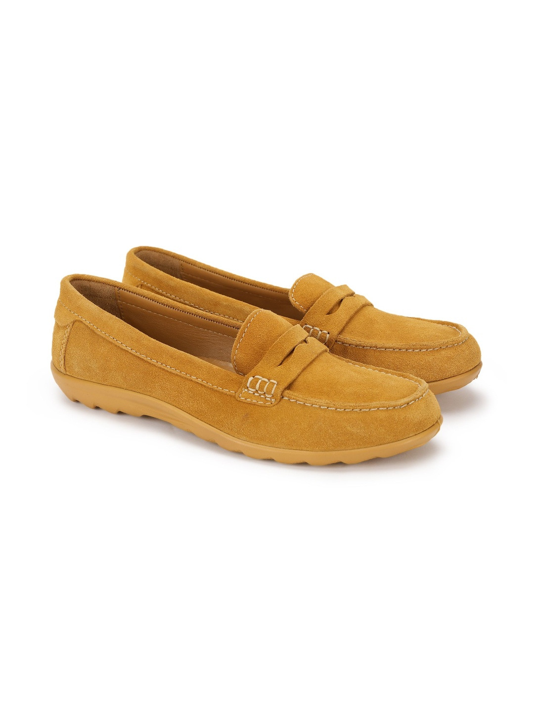 Woodland Women Slip-On Round Toe Loafers