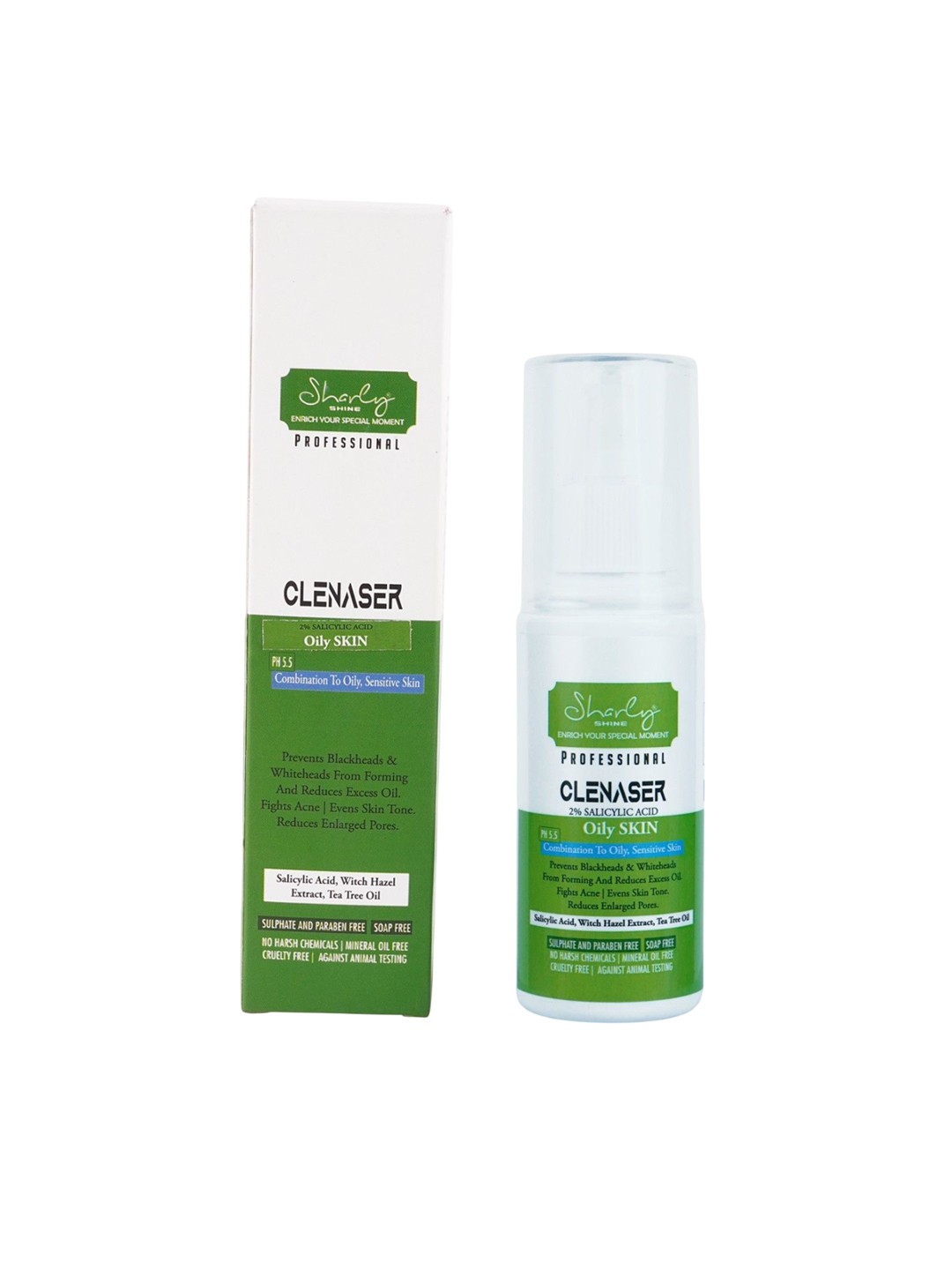 Sharly Shine 2% Salicylic Acid Cleanser With Tea Tree Oil - 100 ml