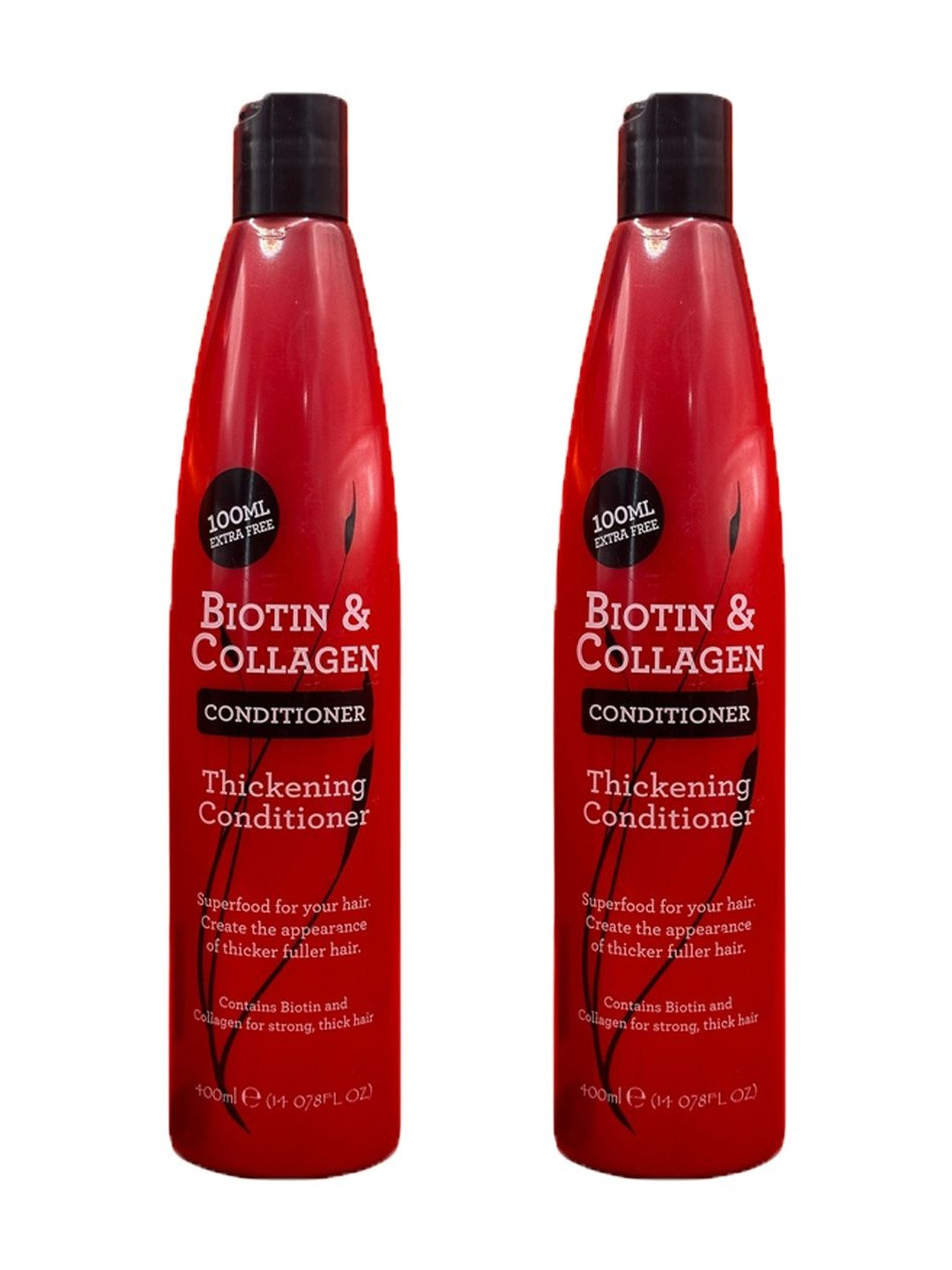 Xpel Marketing Set Of 2 Biotin & Collagen Thickening Conditioner 400ml Each