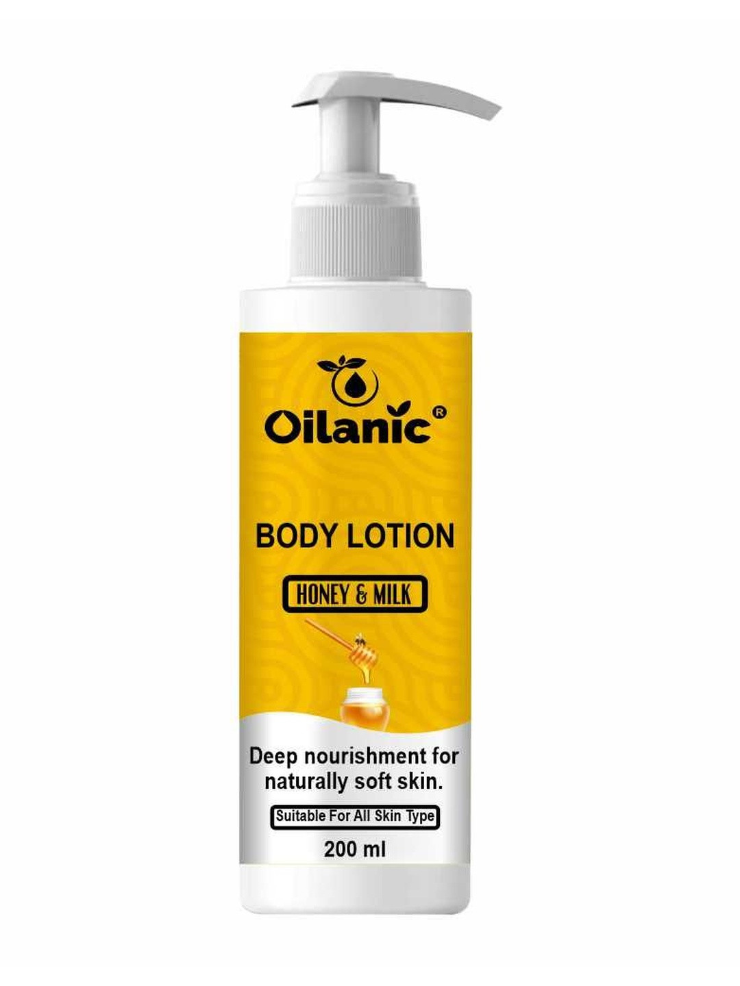 Oilanic Milk & Honey Body Lotion For Deep Nourishment - 200 ml