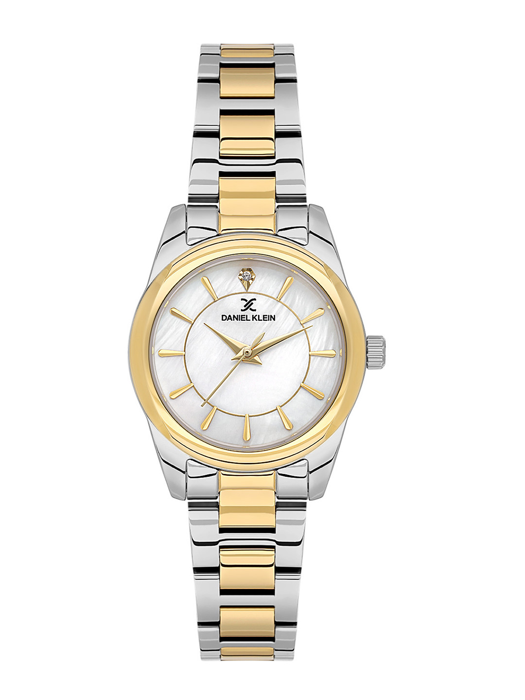 Daniel Klein Women Embellished Dial & Straps Analogue Automatic Watch DK.1.13929-4_N