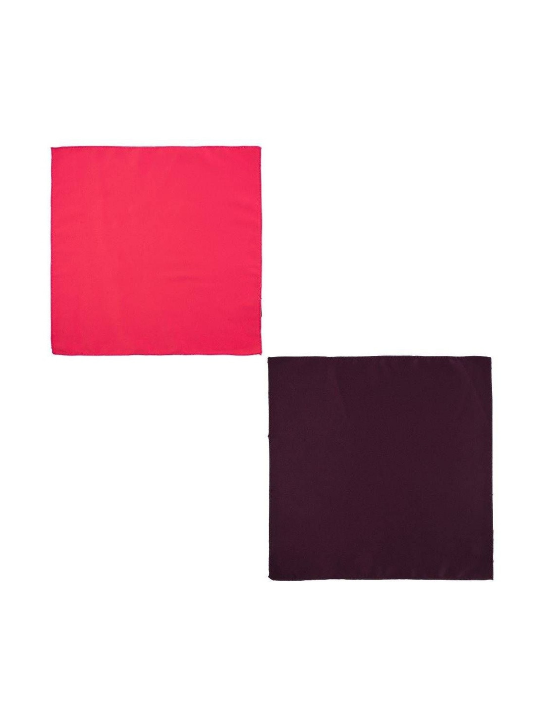The Tie Hub Set Of 2 Silk Pocket Squares