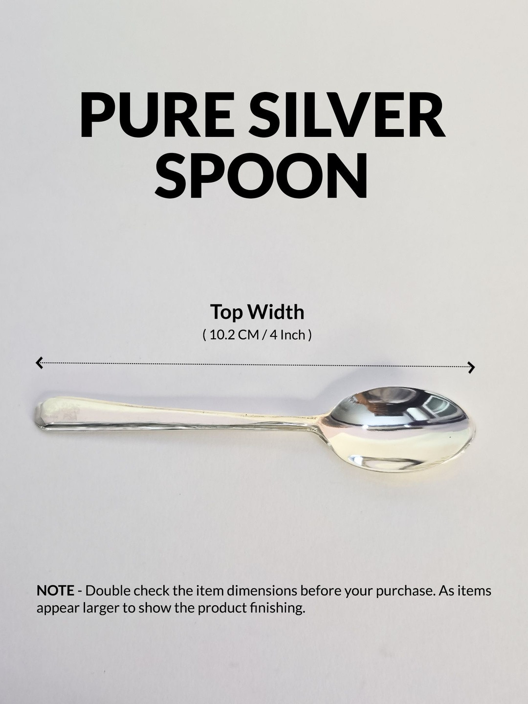 PRESHIOUS Silver-Toned Stainless Steel Soup Spoon