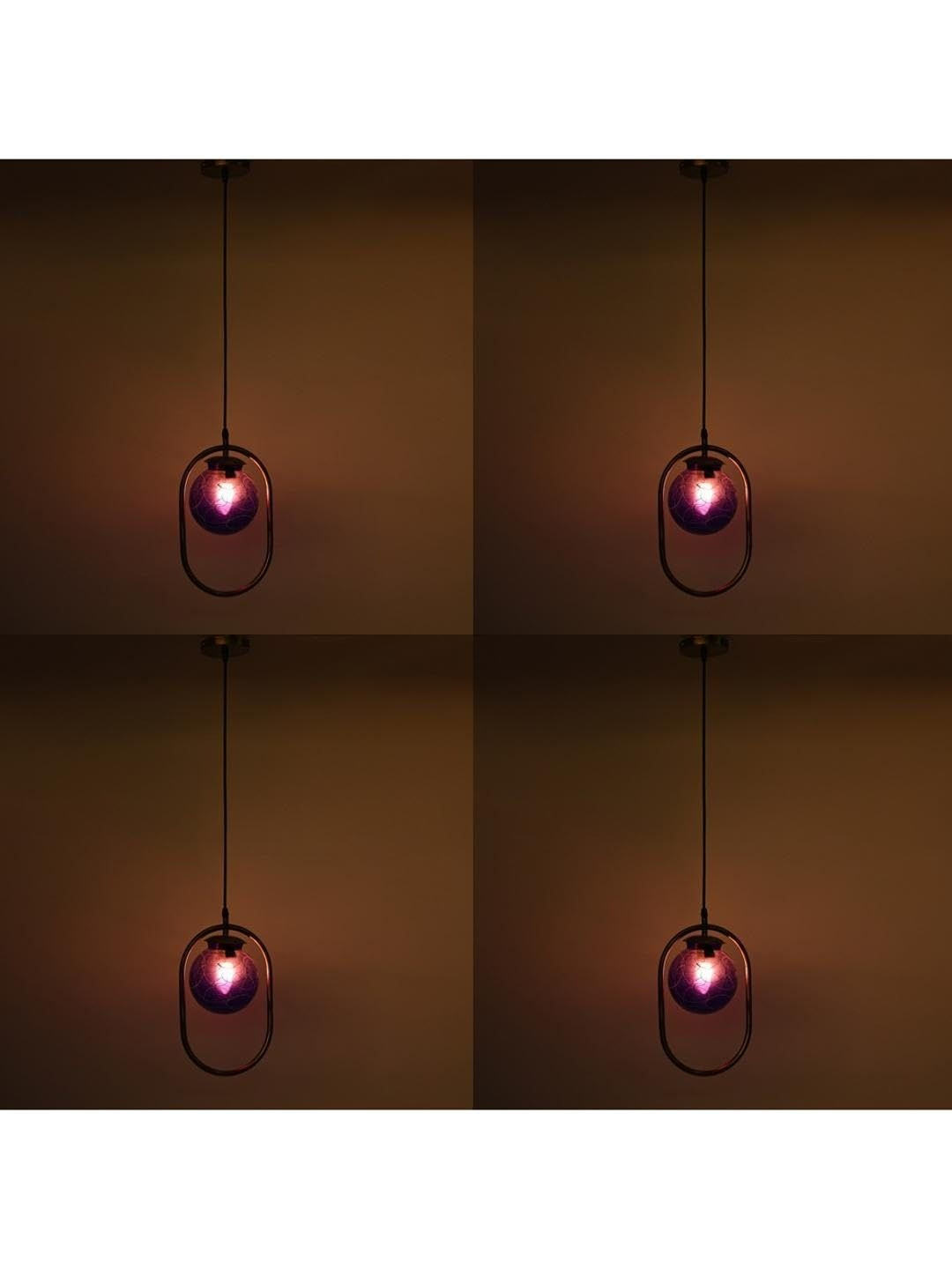 1ST TIME Blue & Gold-Toned Ceiling Lamp