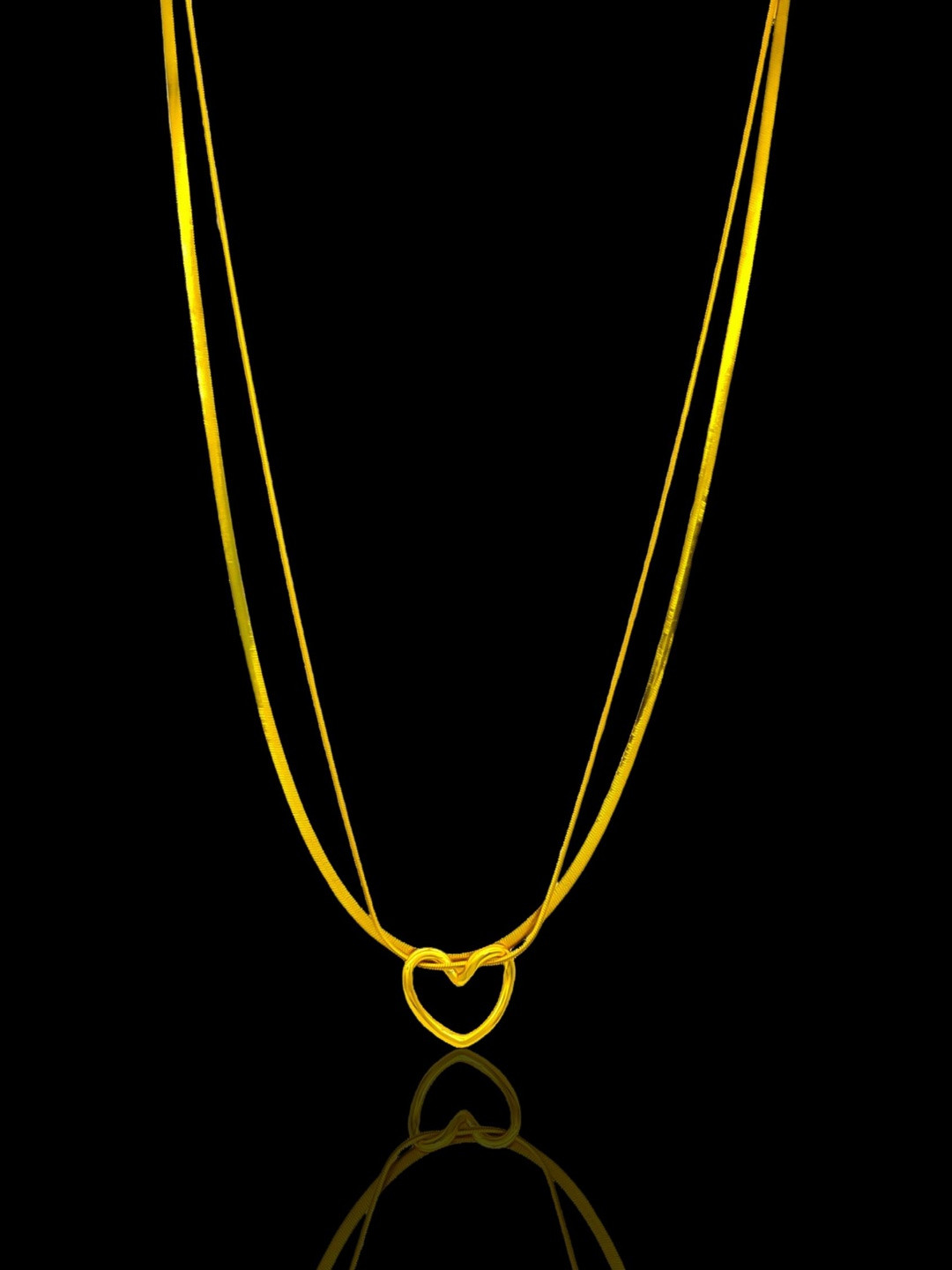 Bracotive Gold-Plated Stainless Steel Anti-Tarnish Lightweight Layered Chain