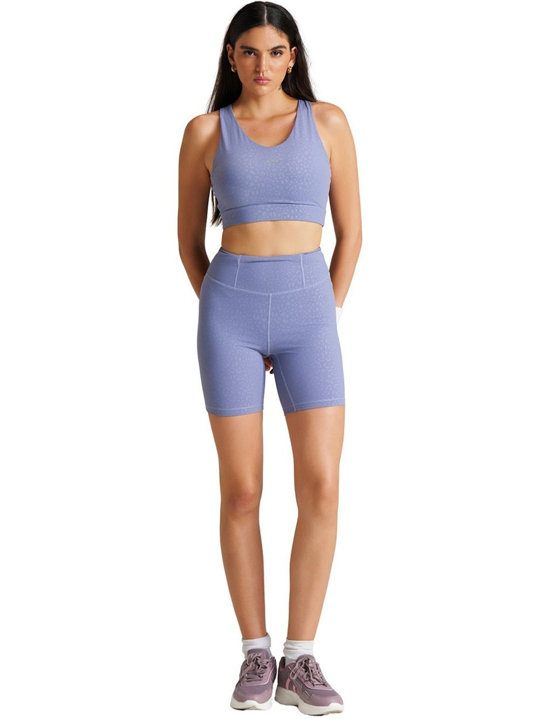 STRCH Woman Leopard Print Full Coverage Sports Bra