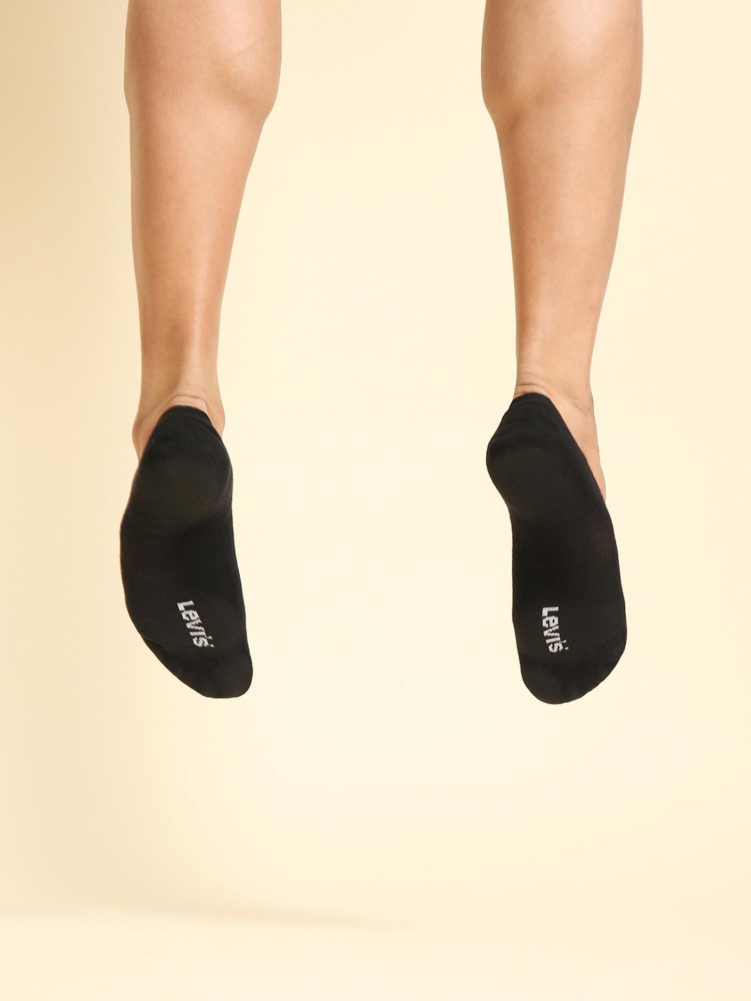 Levis Men Pack Of 3 Cotton Stretch Anti Slip Shoe Liners Socks