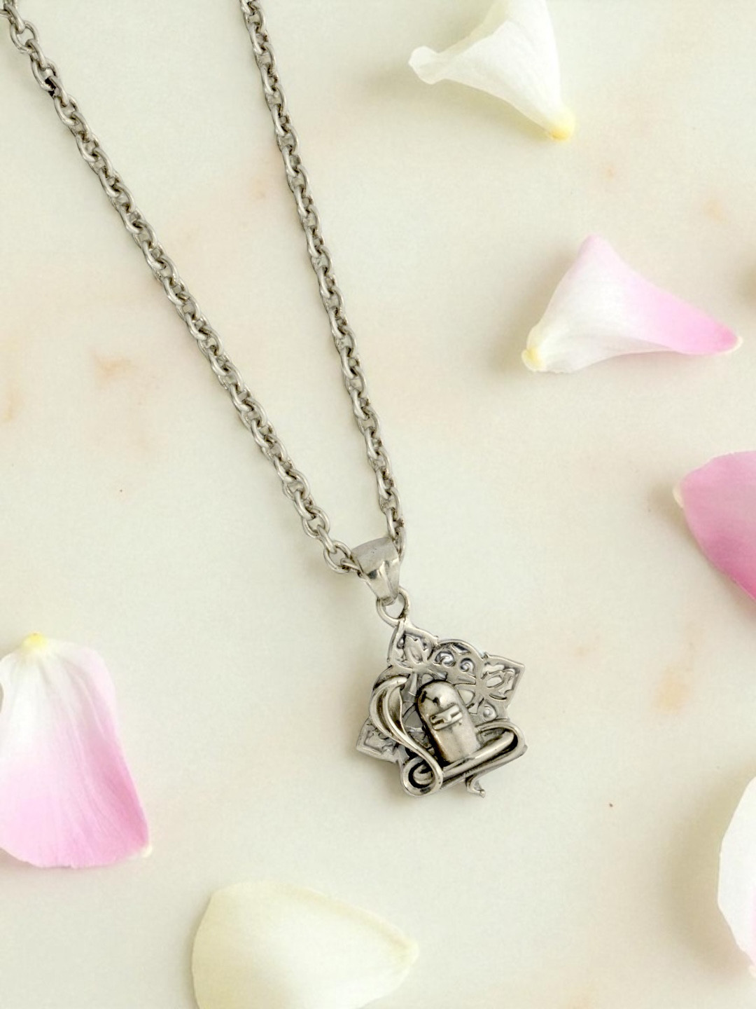 Azita 925 Sterling Silver Unisex Shivling Small pendant