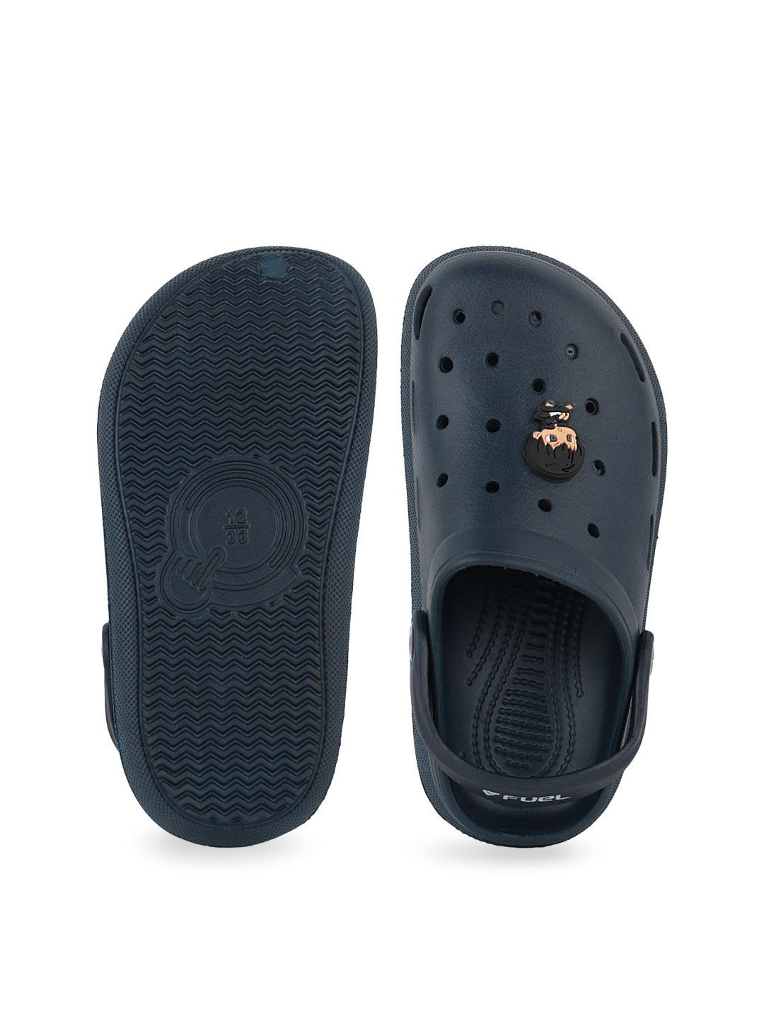 FUEL Kids Unisex Solid EVA Casual Clogs Flip Flops