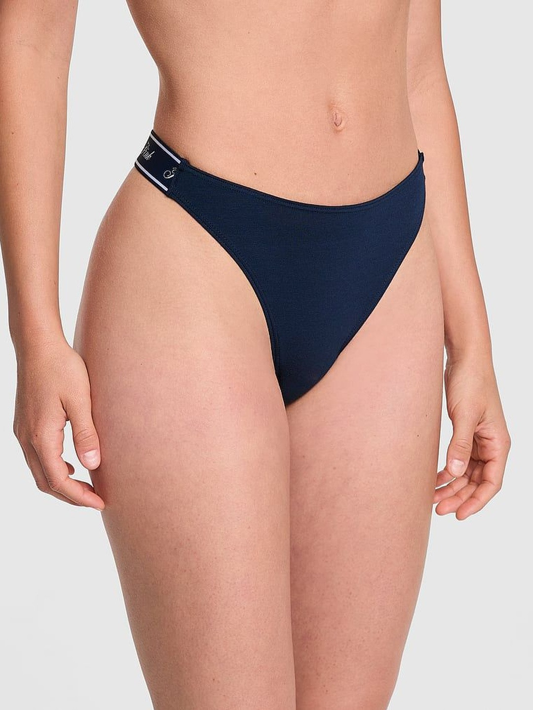 Victoria's Secret Women Low-Rise High-Leg Thong Panty