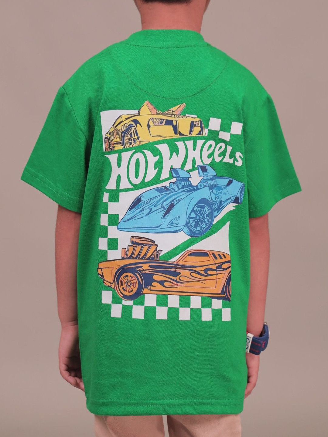 Grit N Groove Boys Graphic Printed Drop-Shoulder Sleeves Cotton T-shirts