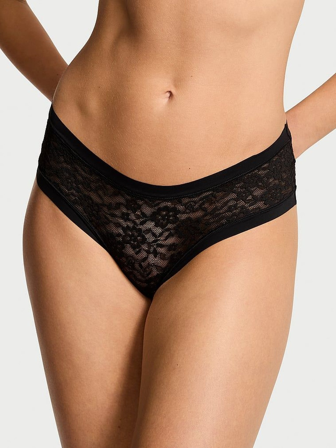 Victoria's Secret Self Design No-Show Lacie Low-Rise Basic Briefs