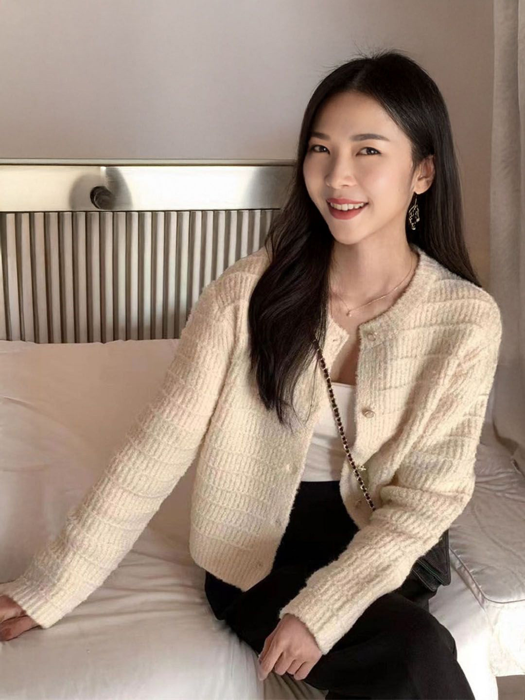 StyleCast Women Cable Knit Cardigan